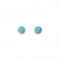 Dew Silver Small Round Synthetic Turquoise Stud Earrings 3006TQDew3006TQ
