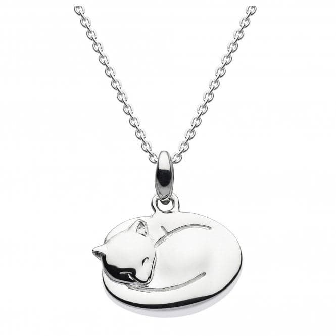 Dew Sterling Silver 3D Pussy Cat Pendant 9665HP021Dew9665HP021