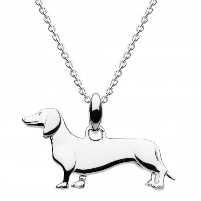 Dew Sterling Silver 3D Sausage Dog Pendant 9658HP021Dew9658HP021