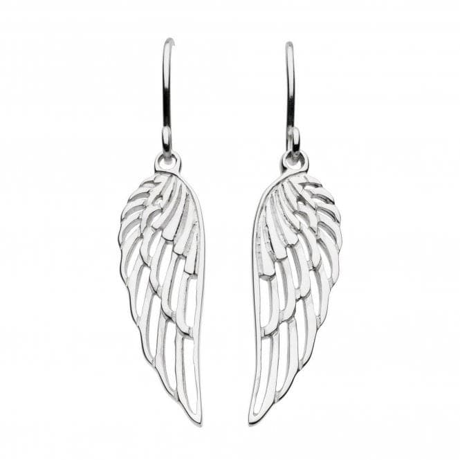 Dew Sterling Silver Angel Wing Drop Earrings 68112HP018Dew68112HP018