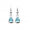 Dew Sterling Silver Blue Topaz Tear Stone Drop Earrings 5031BTDew5031BT