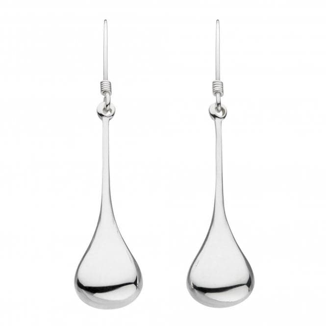 Dew Sterling Silver Bulbous Long Tear Drops 6536HP020Dew6536HP020