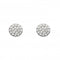 Dew Sterling Silver Cubic Zirconia Disc Stud Earrings 3875CZ020Dew3875CZ020