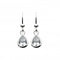 Dew Sterling Silver Cubic Zirconia Tear Stone Drop Earrings 5031CZDew5031CZ