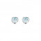 Dew Sterling Silver Dinky Blue Topaz Heart Studs Earrings 3035BTDew3035BT