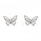 Dew Sterling Silver Dinky Butterfly Stud Earrings 4035HPDew4035HP