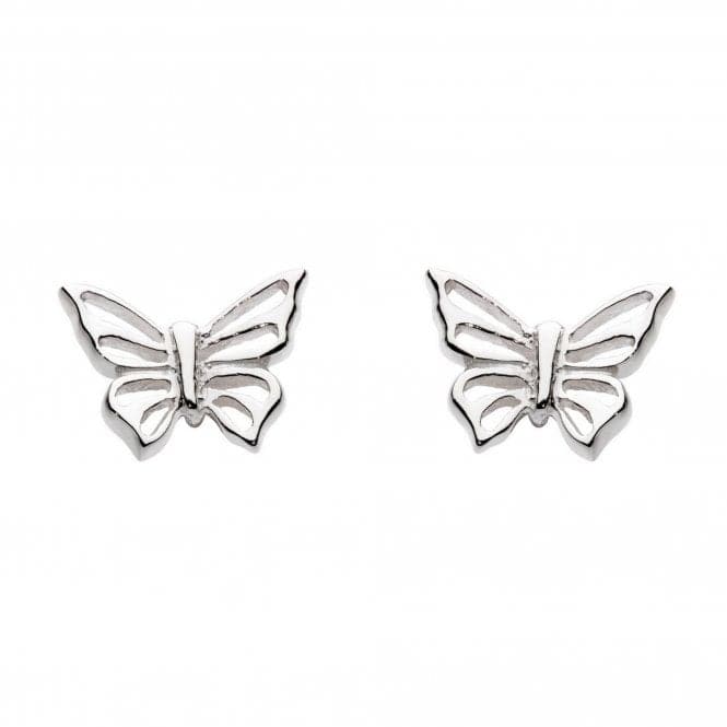 Dew Sterling Silver Dinky Butterfly Stud Earrings 4035HPDew4035HP