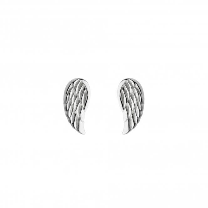 Dew Sterling Silver Dinky Dainty Angel Wing Stud Earrings 48108HPDew48108HP020