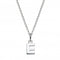 Dew Sterling Silver Dinky E Initial Pendant 9092HPEDew9092HPE027