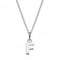 Dew Sterling Silver Dinky F Initial Pendant 9092HPFDew9092HPF027