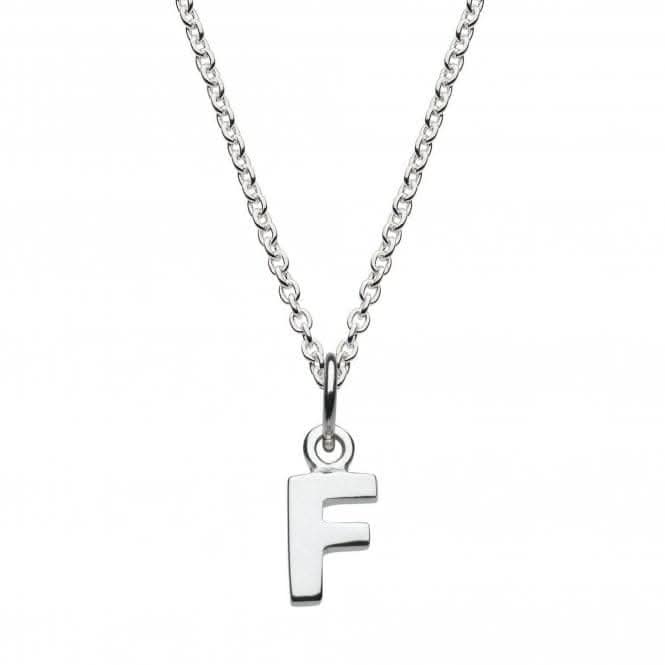 Dew Sterling Silver Dinky F Initial Pendant 9092HPFDew9092HPF027