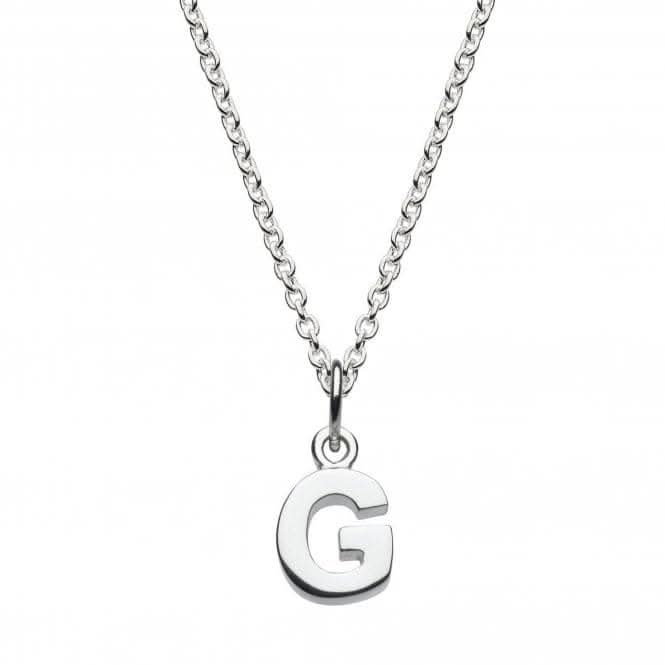 Dew Sterling Silver Dinky G Initial Pendant 9092HPGDew9092HPG027