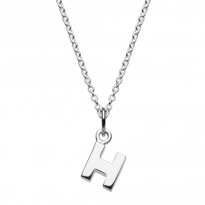 Dew Sterling Silver Dinky H Initial Pendant 9092HPHDew9092HPH027