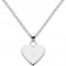 Dew Sterling Silver Dinky Heart Alphabet Pendant 9091HPBDew9091HPB013