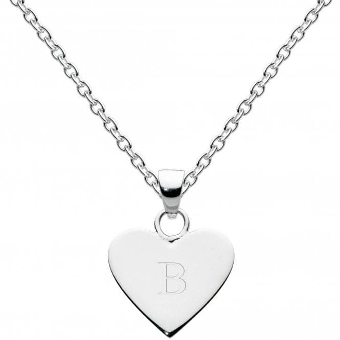 Dew Sterling Silver Dinky Heart Alphabet Pendant 9091HPBDew9091HPB013