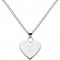 Dew Sterling Silver Dinky Heart Alphabet Pendant 9091HPEDew9091HPE013