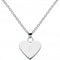 Dew Sterling Silver Dinky Heart Alphabet Pendant 9091HPFDew9091HPF013