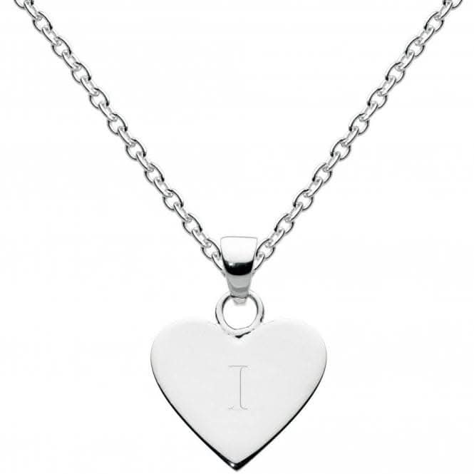 Dew Sterling Silver Dinky Heart Alphabet Pendant 9091HPIDew9091HPI013