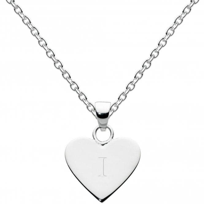 Dew Sterling Silver Dinky Heart Alphabet Pendant 9091HPIDew9091HPI013