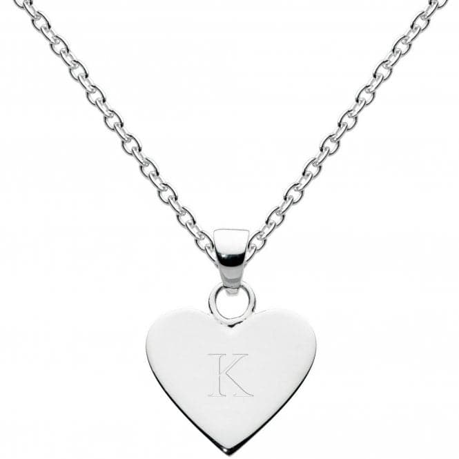 Dew Sterling Silver Dinky Heart Alphabet Pendant 9091HPKDew9091HPK013