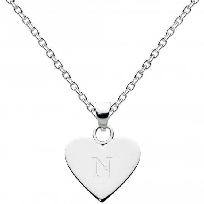 Dew Sterling Silver Dinky Heart Alphabet Pendant 9091HPNDew9091HPN013