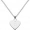 Dew Sterling Silver Dinky Heart Alphabet Pendant 9091HPODew9091HPO013