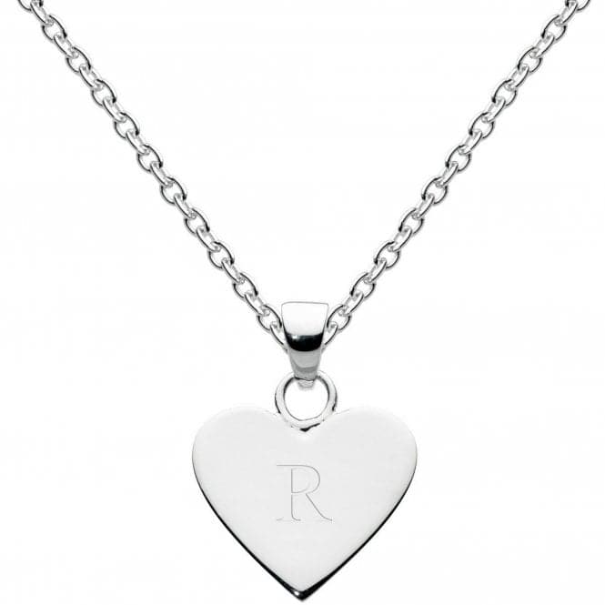 Dew Sterling Silver Dinky Heart Alphabet Pendant 9091HPRDew9091HPR013