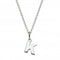 Dew Sterling Silver Dinky K Initial Pendant 9092HPKDew9092HPK027