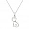 Dew Sterling Silver Dinky Kitten Pendant 90348HPDew90348HP028