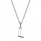 Dew Sterling Silver Dinky L Initial Pendant 9092HPLDew9092HPL027
