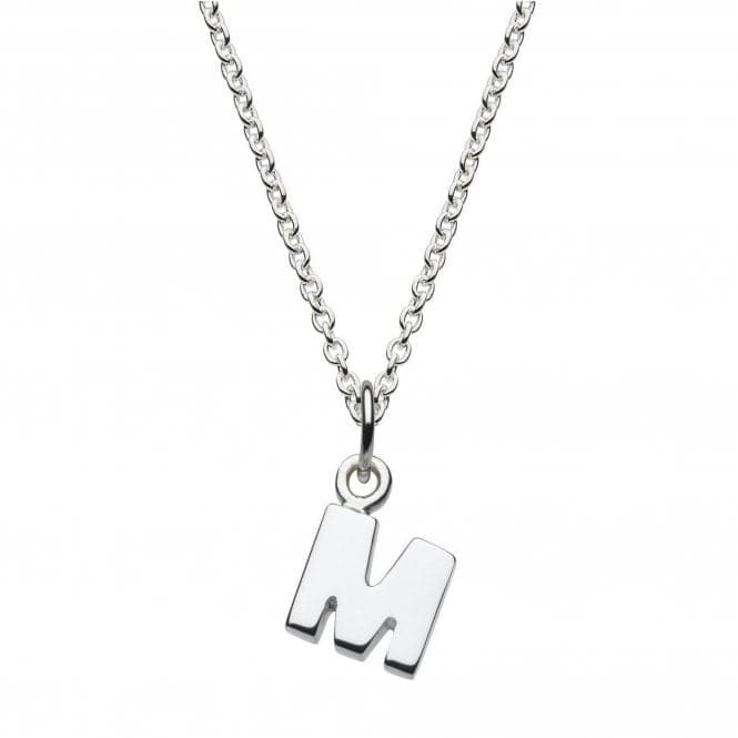 Dew Sterling Silver Dinky M Initial Pendant 9092HPMDew9092HPM027