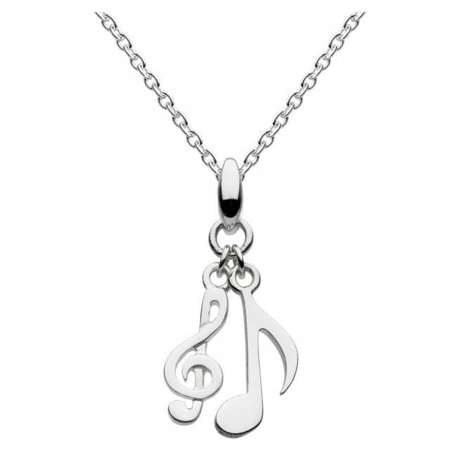 Dew Sterling Silver Dinky Musical Notes Pendant 9459HP015Dew9459HP015