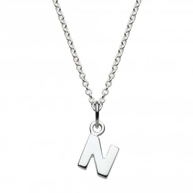 Dew Sterling Silver Dinky N Initial Pendant 9092HPNDew9092HPN027