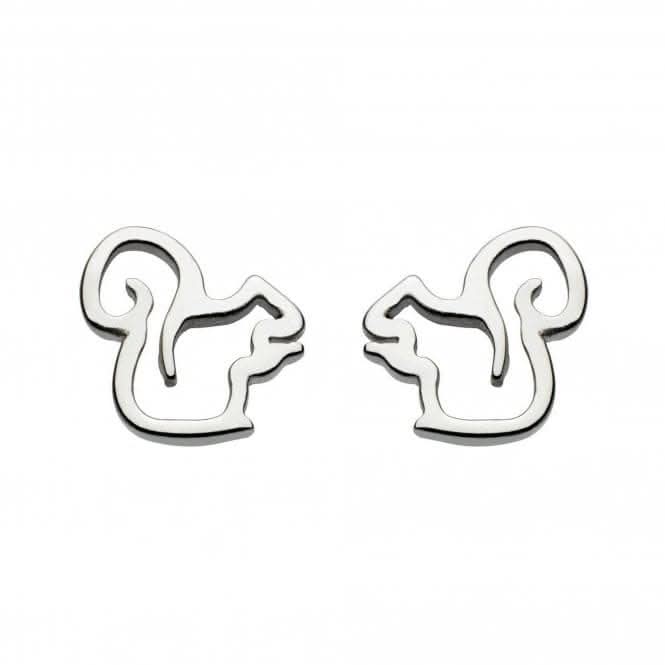 Dew Sterling Silver Dinky Oh Nuts Squirrel Stud Earrings 4042HP014Dew4042HP014