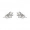 Dew Sterling Silver Dinky Oxidised Triceratop Stud Earrings 4546OXDew4546OX027