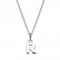 Dew Sterling Silver Dinky R Initial Pendant 9092HPRDew9092HPR027