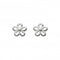 Dew Sterling Silver Dinky Simple Flower Stud Earrings 48346HP011Dew48346HP011