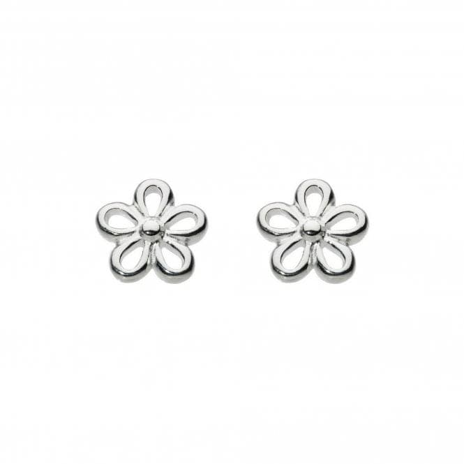 Dew Sterling Silver Dinky Simple Flower Stud Earrings 48346HP011Dew48346HP011