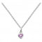 Dew Sterling Silver Dinky Small Amethyst Heart Pendant 9006AMDew9006AM012