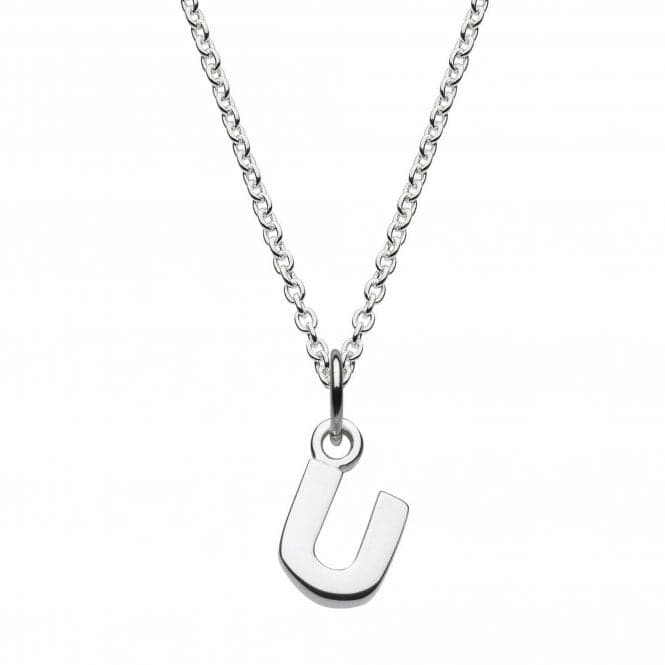 Dew Sterling Silver Dinky U Initial Pendant 9092HPUDew9092HPU027