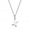 Dew Sterling Silver Dinky X Initial Pendant 9092HPXDew9092HPX027