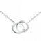 Dew Sterling Silver Double Circle Link 18 Necklace 9695HP021Dew9695HP