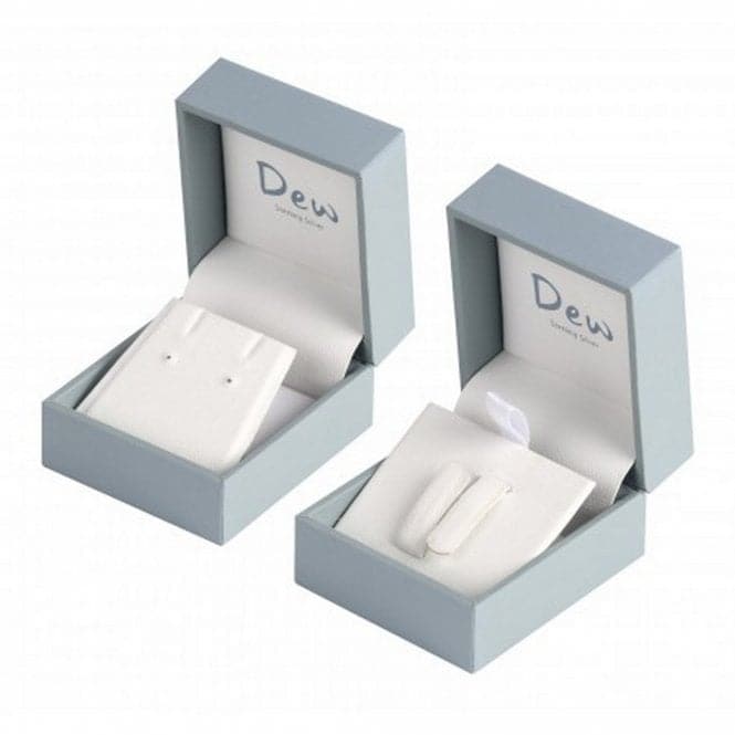 Dew Sterling Silver Double Twisted Drop Earrings 6080HP027Dew6080HP027