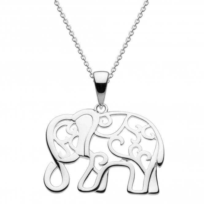 Dew Sterling Silver Elephant Pendant 9713HP021Dew9713HP021