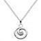 Dew Sterling Silver Freshwater Pearl Spiral Pendant 98007FP001Dew98007FP001