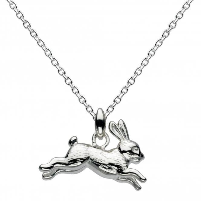 Dew Sterling Silver Hare Today Gone tomorrow Hare Pendant 9008HP014Dew9008HP014