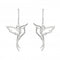 Dew Sterling Silver Humming Bird Drop Earrings 60345HP028Dew60345HP028
