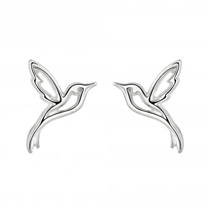 Dew Sterling Silver Humming Bird Stud Earrings 40345HP028Dew40345HP028