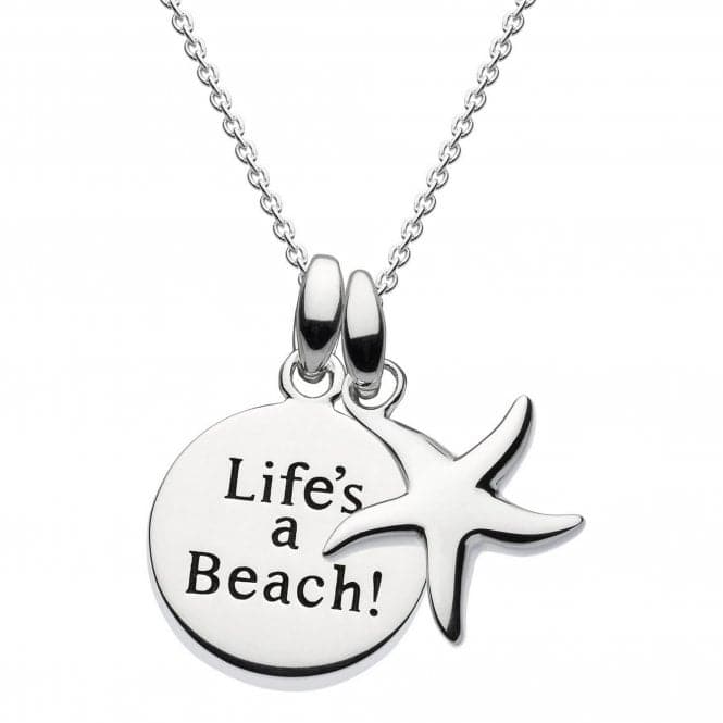 Dew Sterling Silver Life's a Beach Starfish Pendant 9686HP021Dew9686HP021