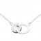 Dew Sterling Silver Linking Circles 18 Necklace 9897HP013Dew9897HP013